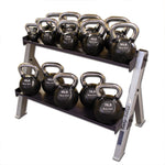 Dual Dumbbell / Kettlebell Rack